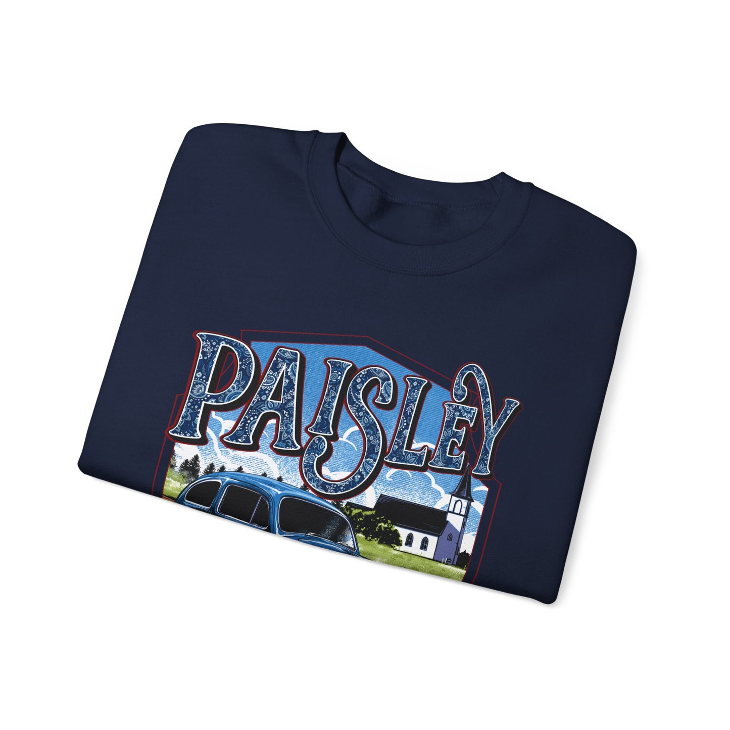 Paisley 1960 Euro Beetle Sweatshirt
