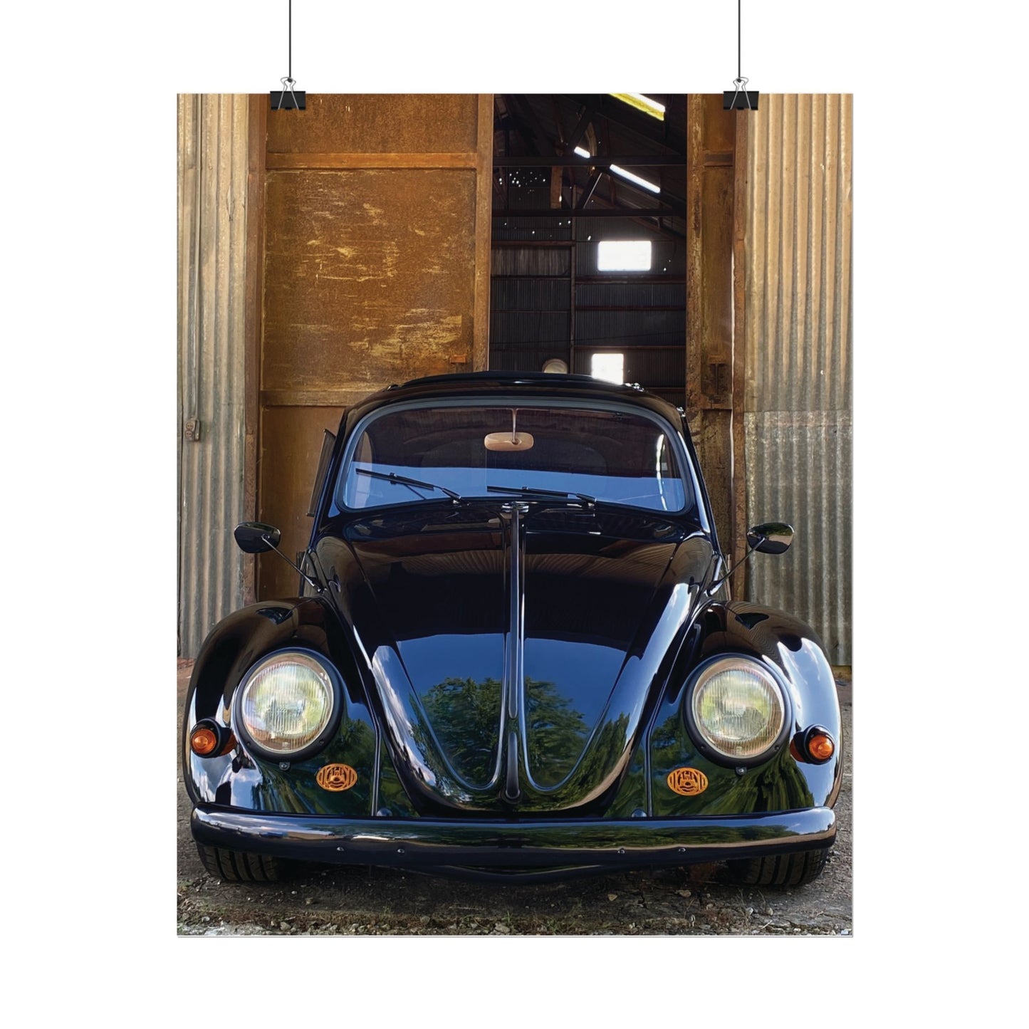 Charity 1963 Original Ragtop Beetle 16x20 Poster (Front View)