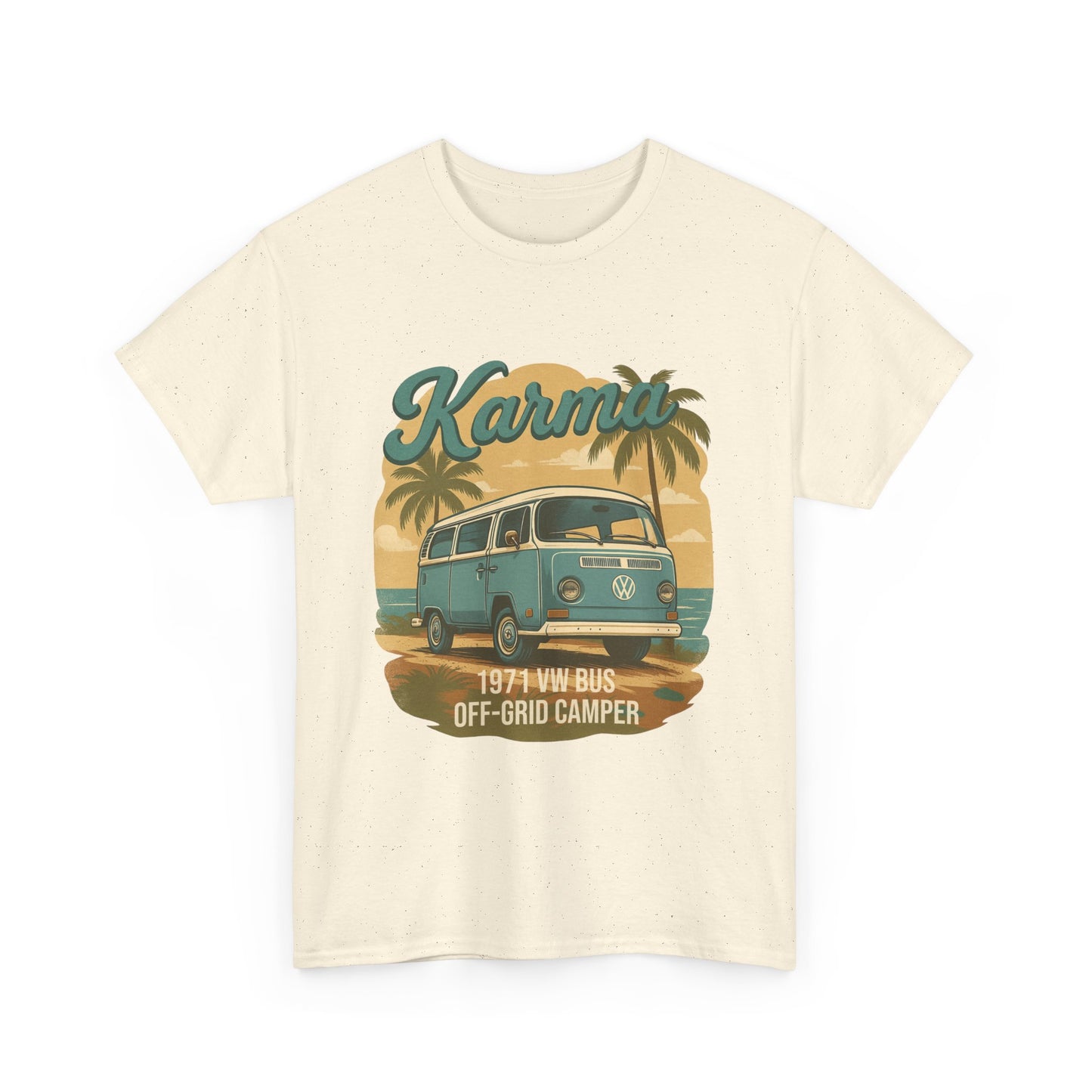 Karma 1971 VW Bus Off Grid Camper T-Shirt