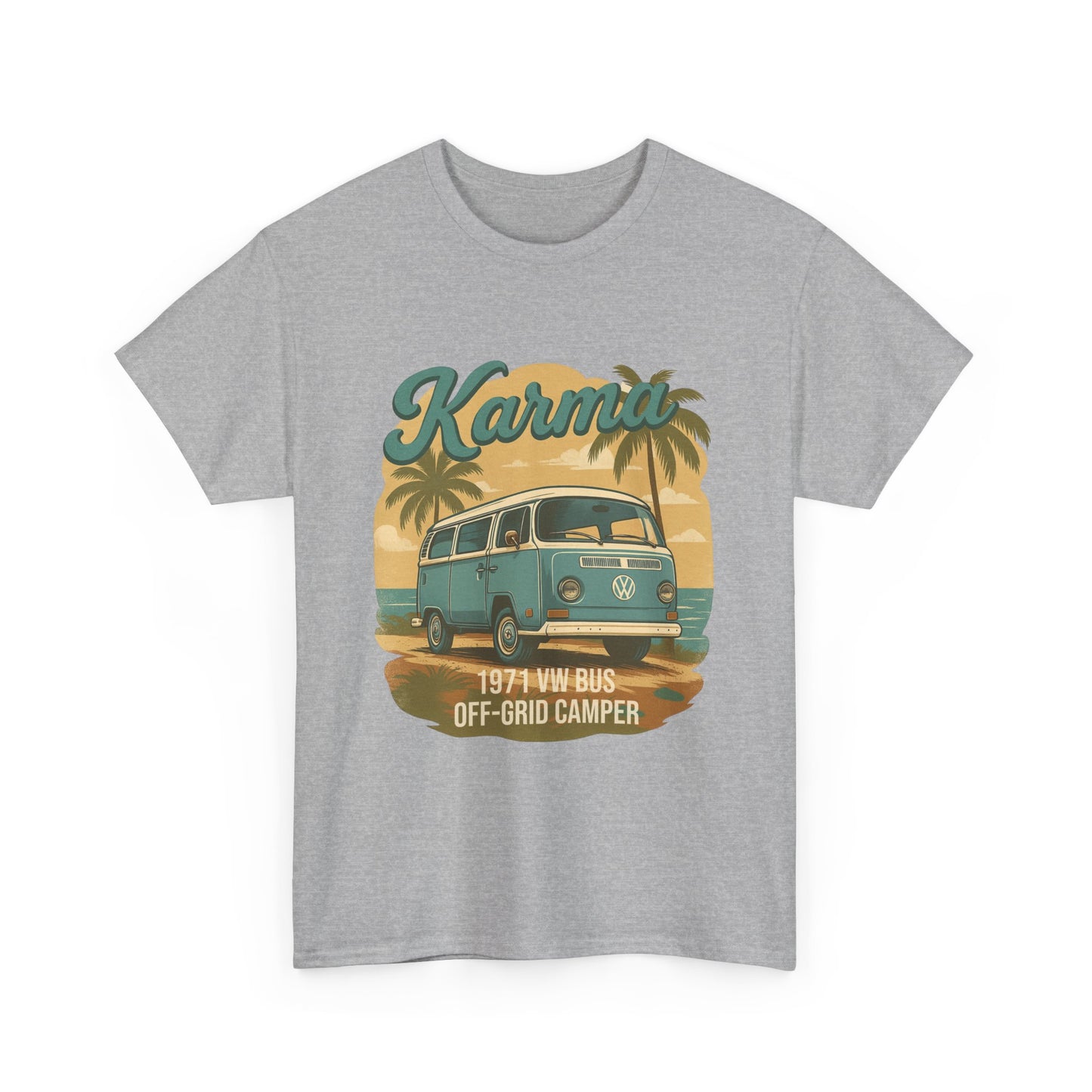 Karma 1971 VW Bus Off Grid Camper T-Shirt