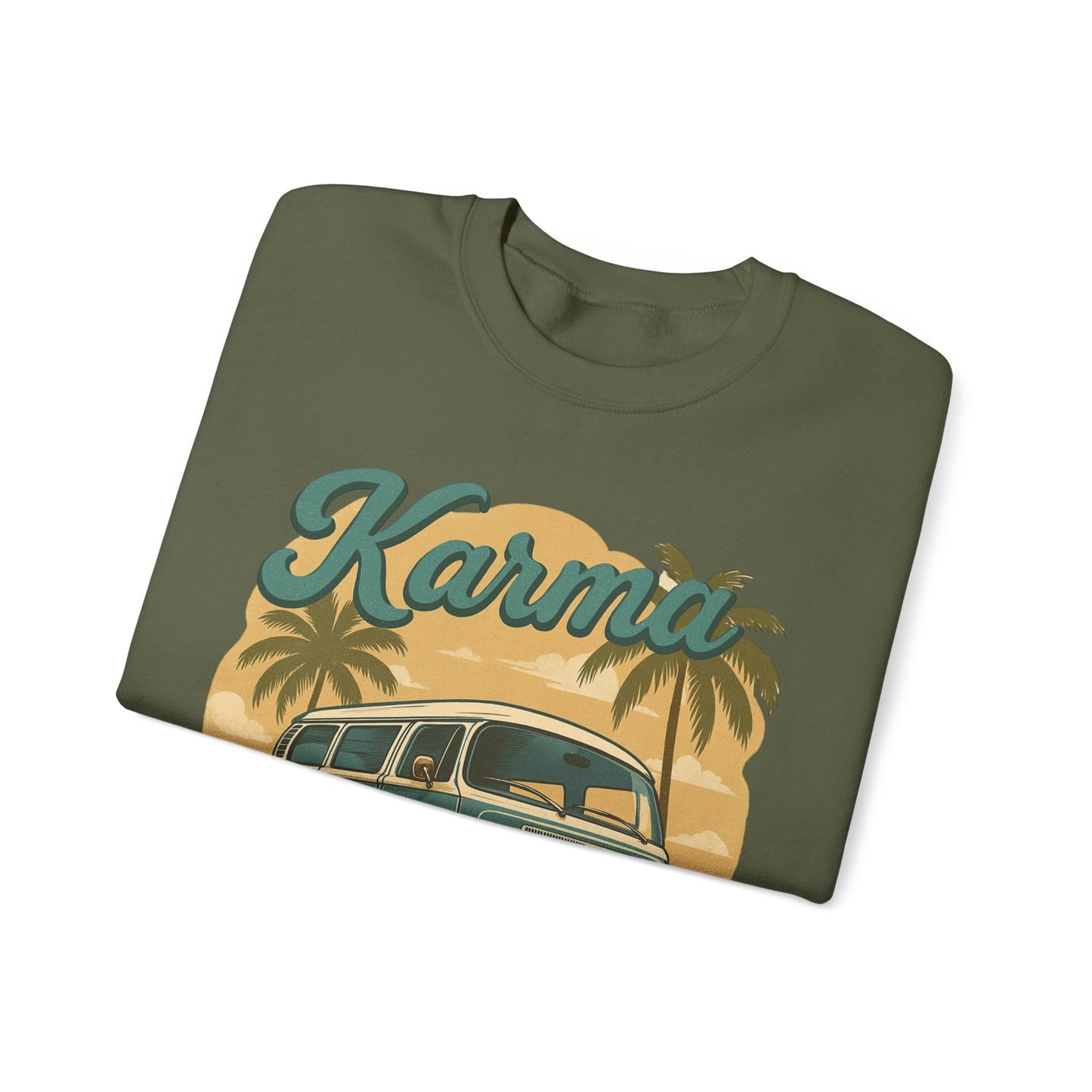 Karma 1971 VW Bus + Camping Package Sweatshirt