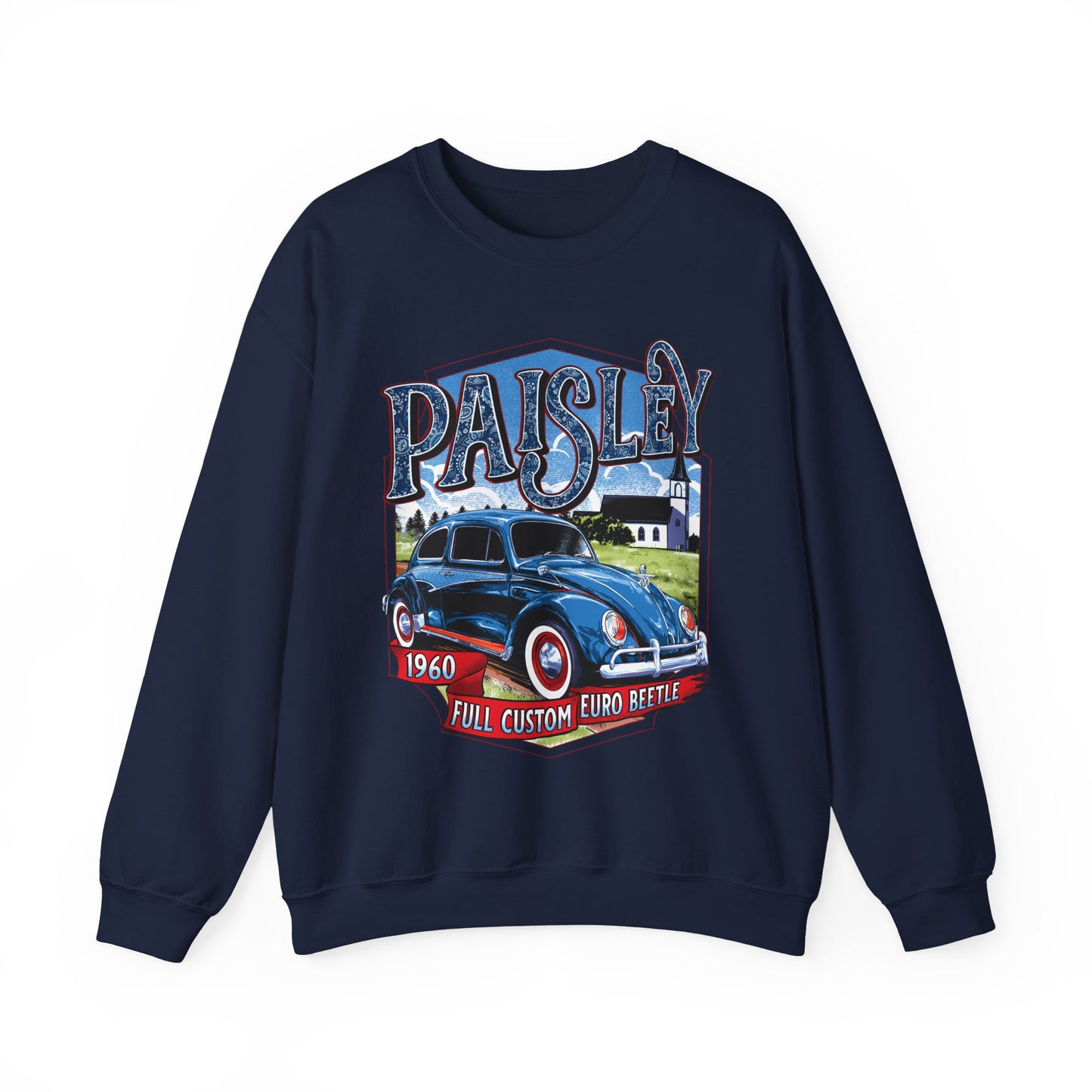 Paisley 1960 Euro Beetle Sweatshirt