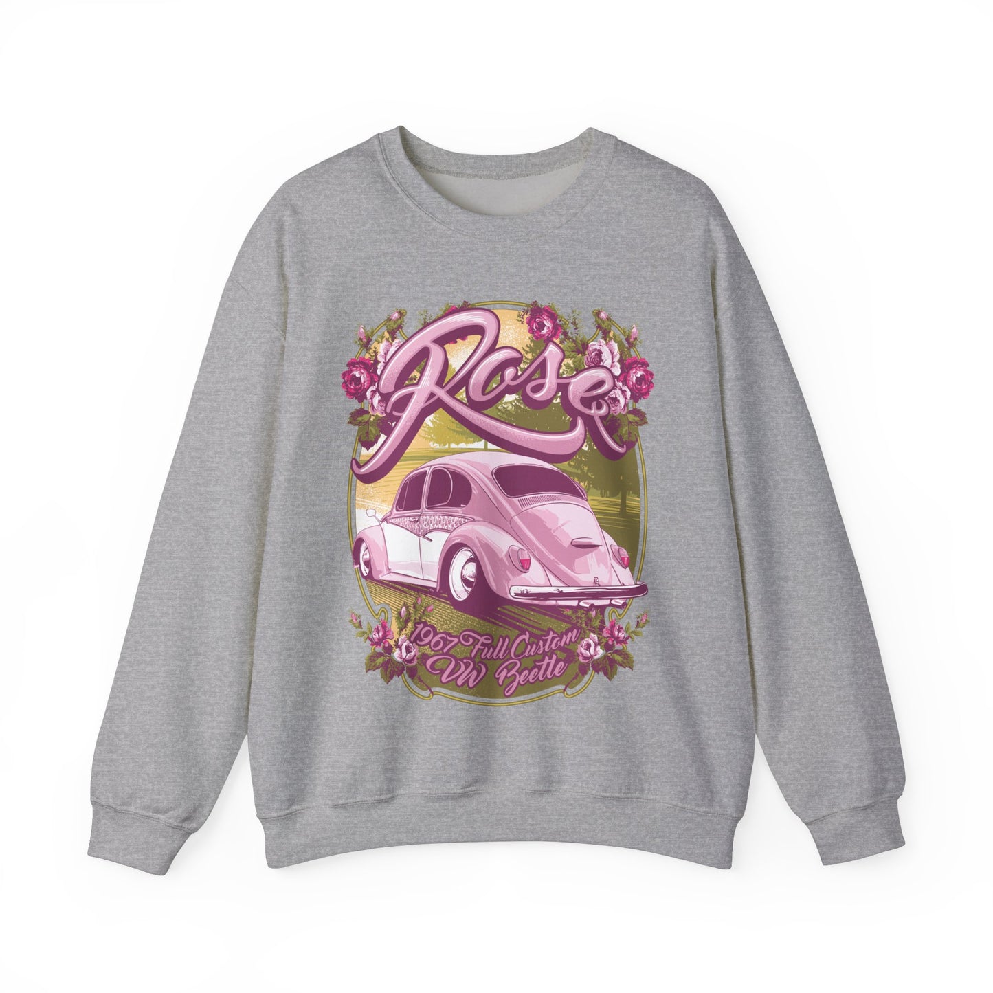 Rose 1967 Full Custom VW Beetle Sweatshirt