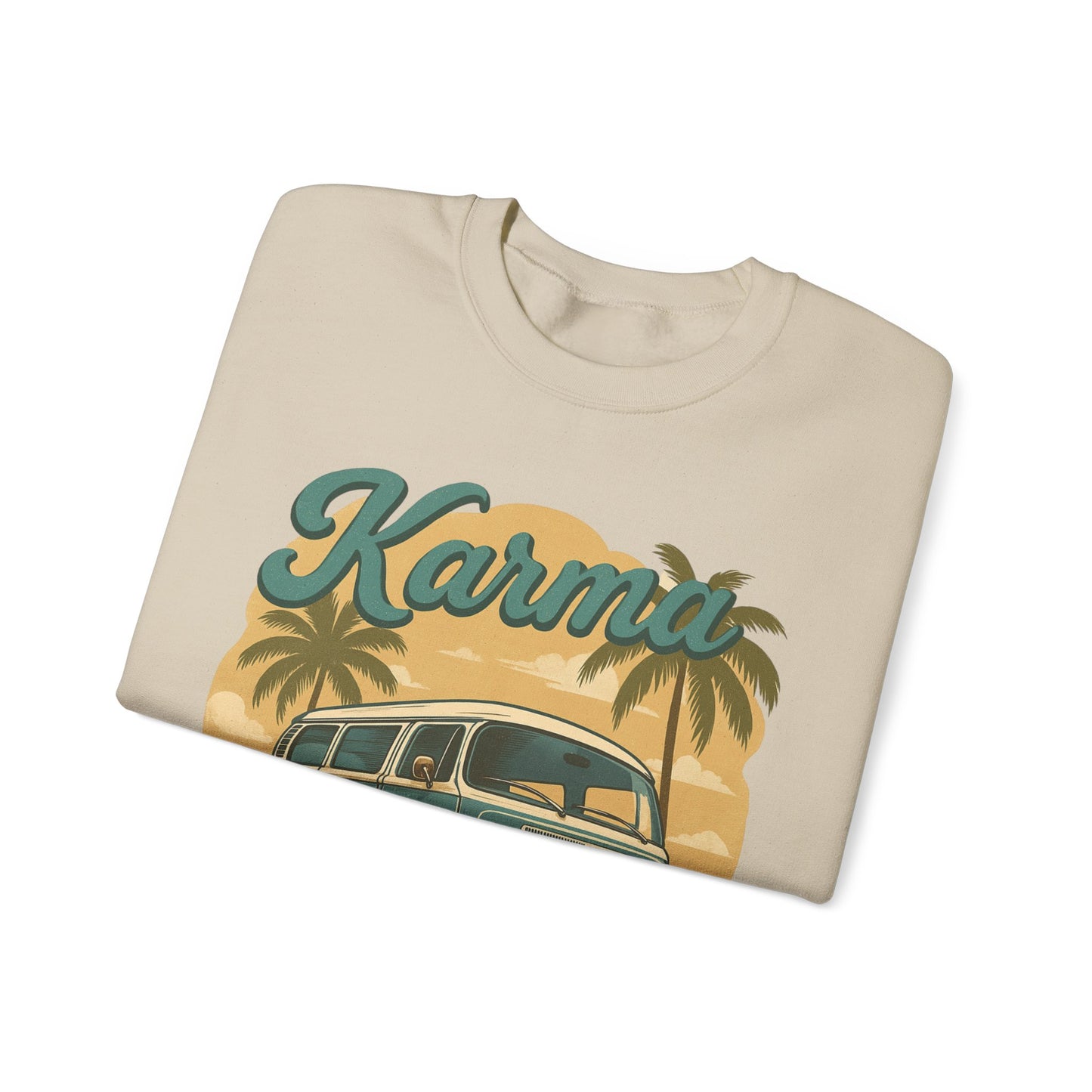 Karma 1971 VW Bus + Camping Package Sweatshirt