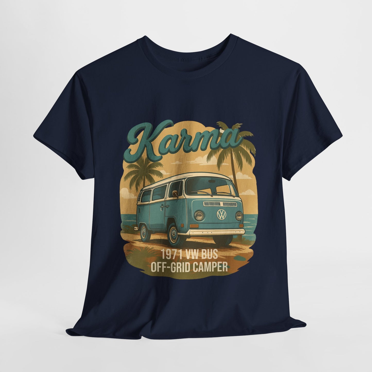 Karma 1971 VW Bus Off Grid Camper T-Shirt