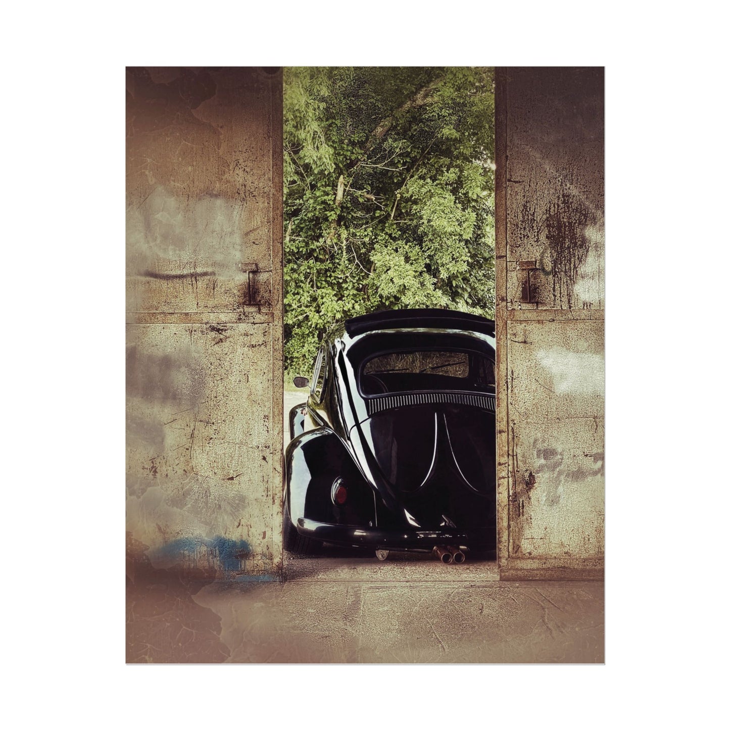 Charity 1963 Original Ragtop Beetle 16x20 Poster