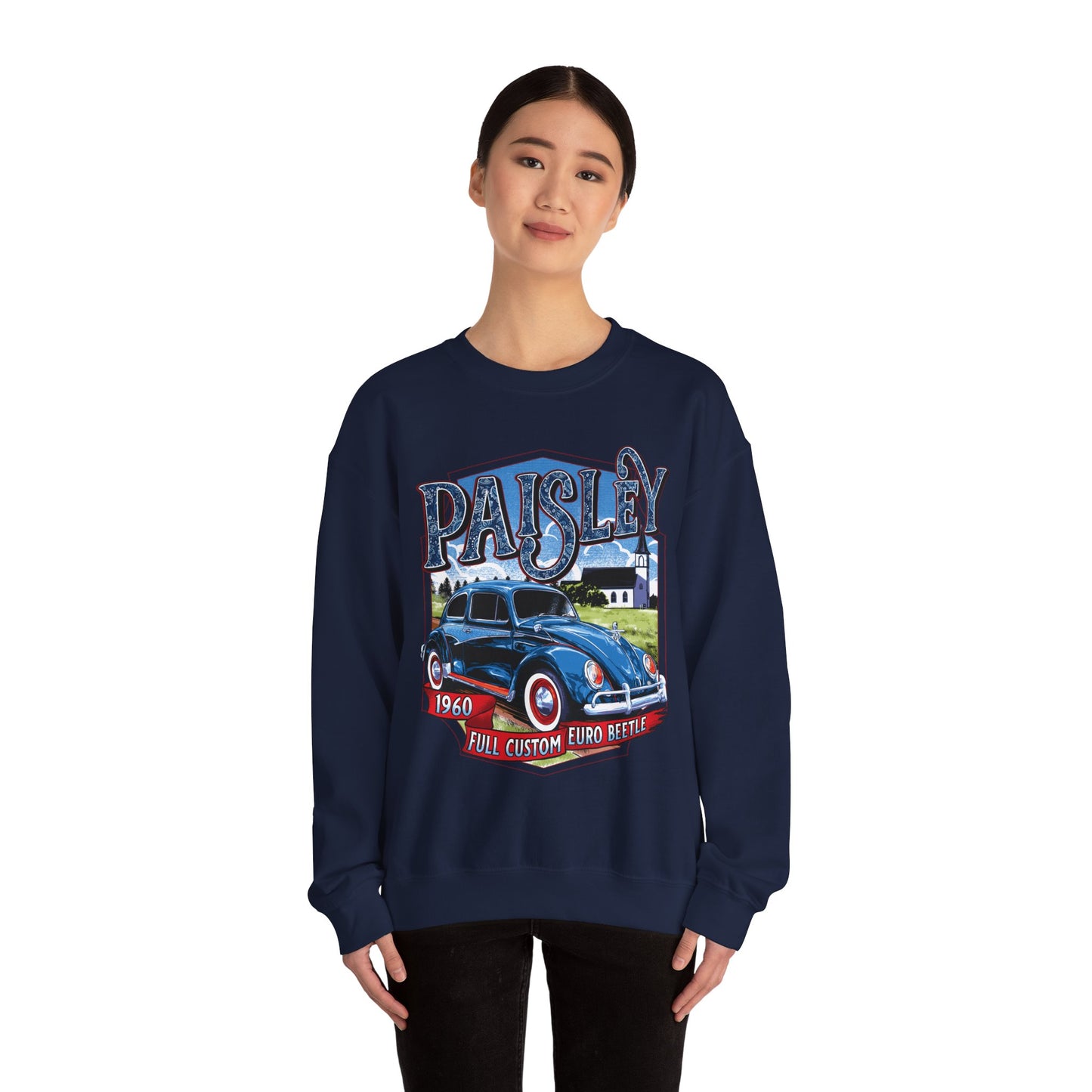 Paisley 1960 Euro Beetle Sweatshirt