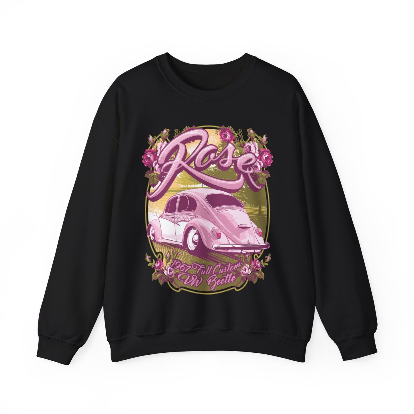 Rose 1967 Full Custom VW Beetle Sweatshirt