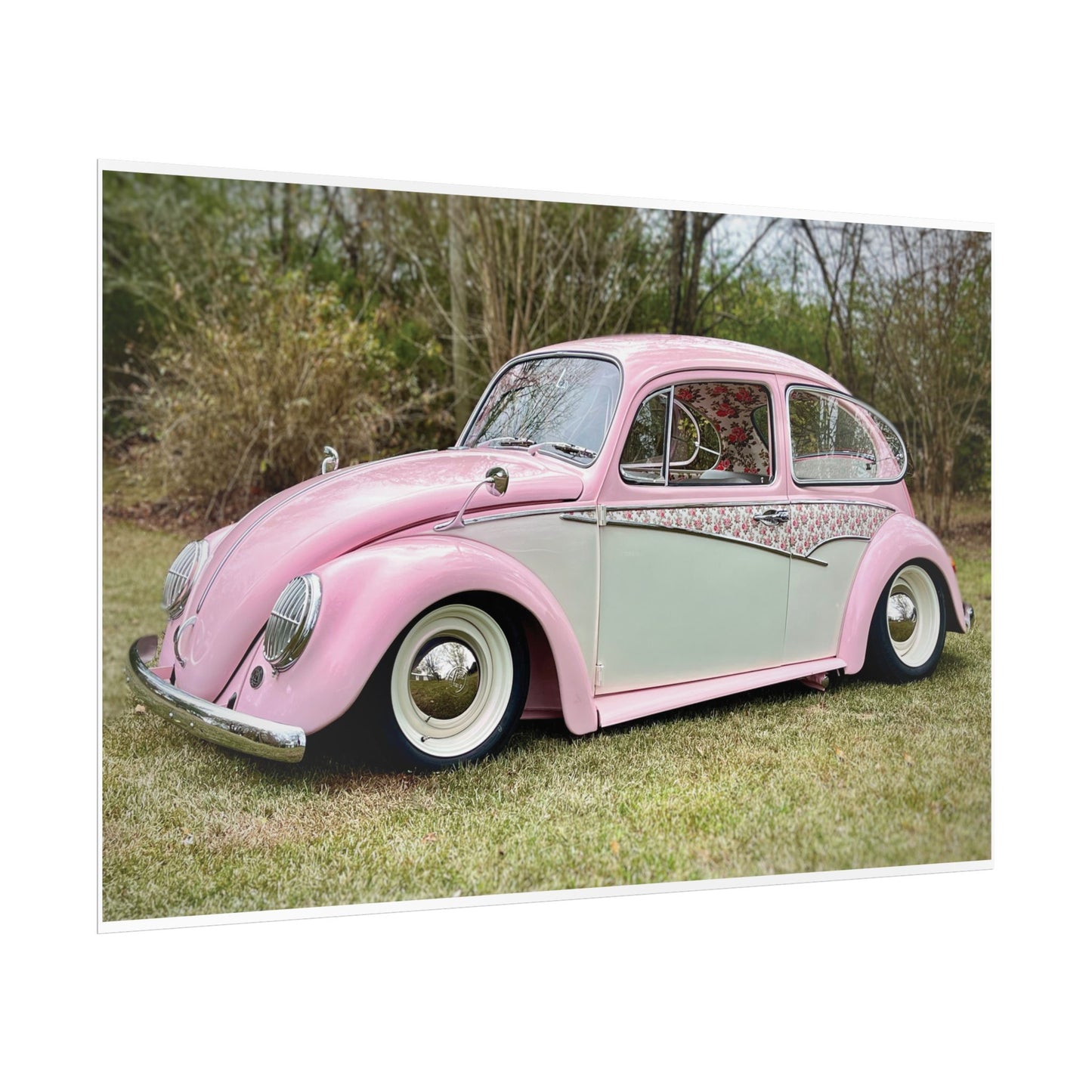 Rose 1967 Full Custom VW Beetle 24x16 Poster