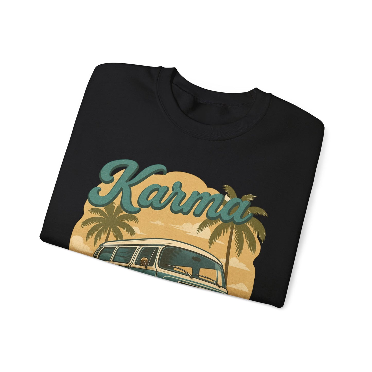 Karma 1971 VW Bus + Camping Package Sweatshirt