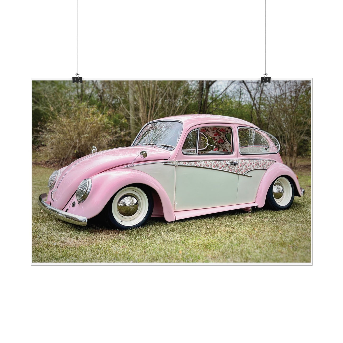 Rose 1967 Full Custom VW Beetle 24x16 Poster