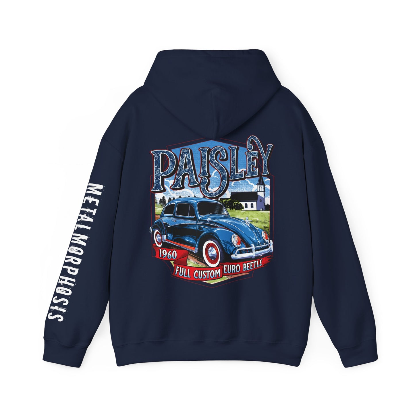 Paisley 1960 Euro Beetle Hoodie