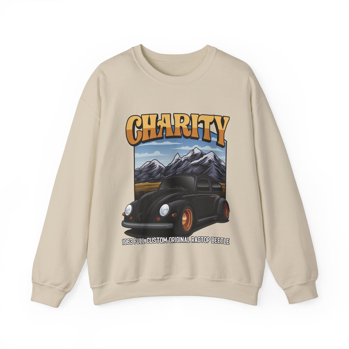 Charity 1963 Original Ragtop Beetle Sweatshirt
