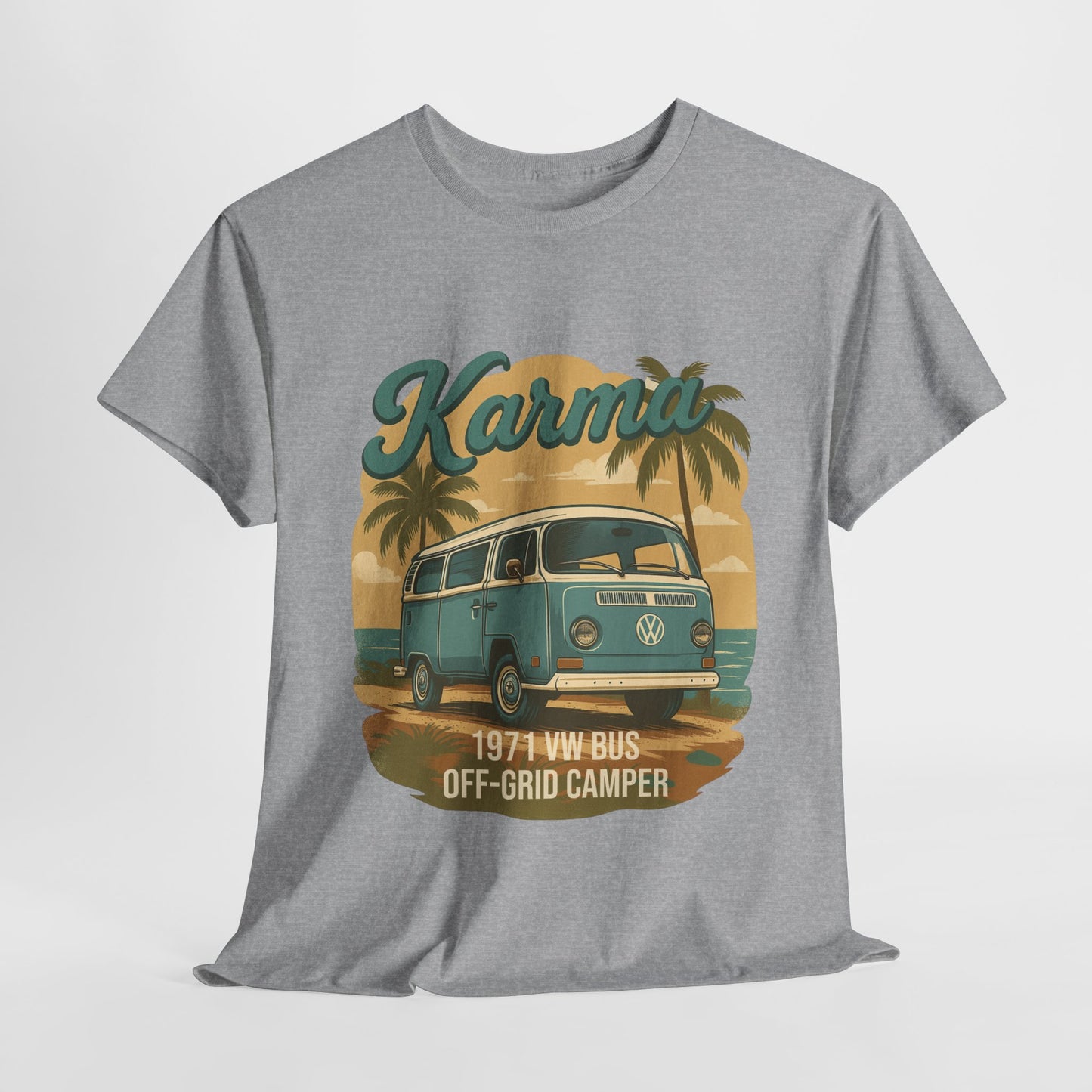 Karma 1971 VW Bus Off Grid Camper T-Shirt