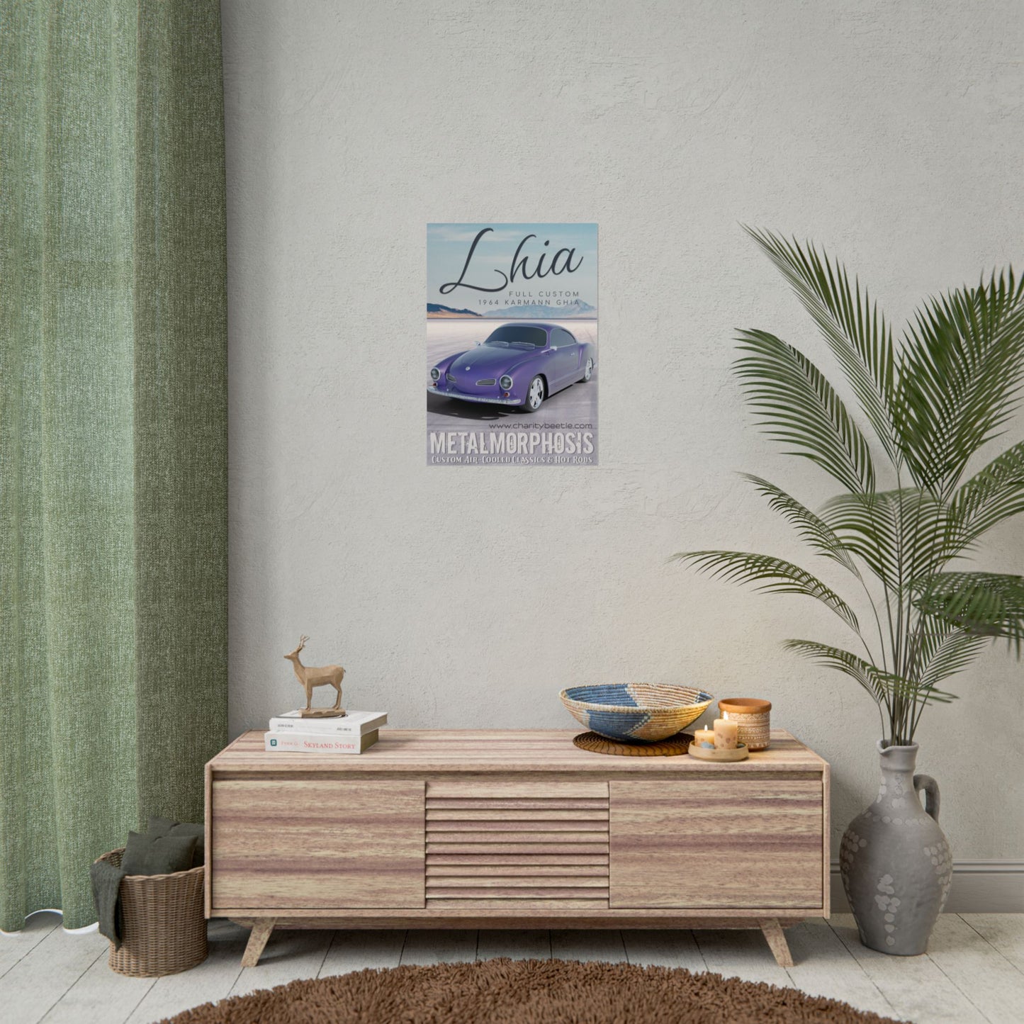 Lhia Full Custom Karmann Ghia Poster – 16.5” x 23.4”