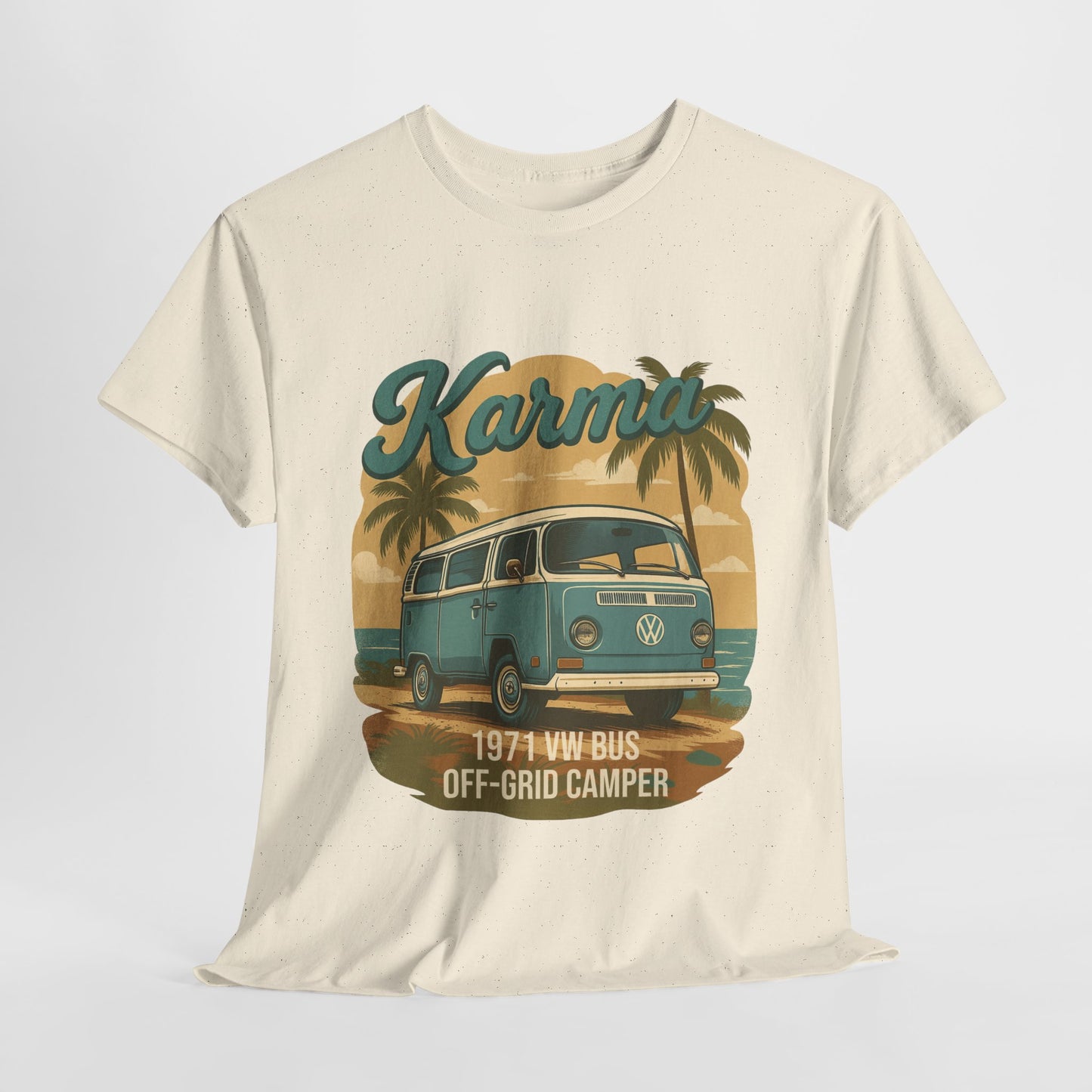Karma 1971 VW Bus Off Grid Camper T-Shirt