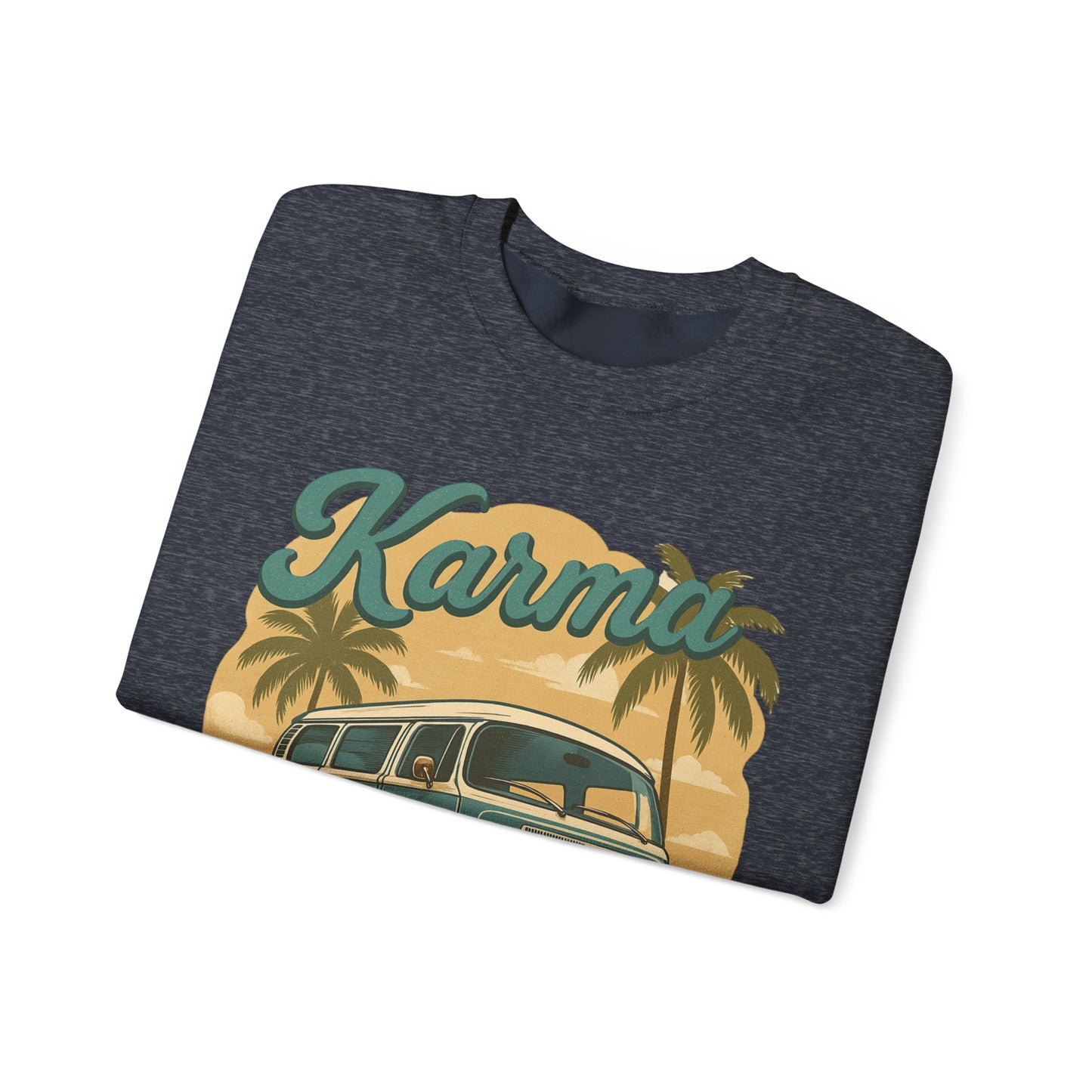 Karma 1971 VW Bus + Camping Package Sweatshirt