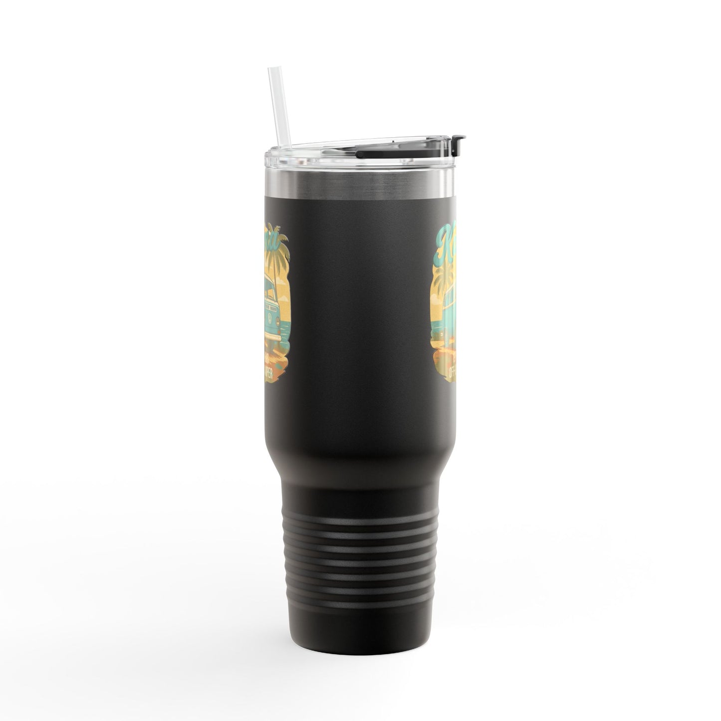 Vintage Camper Insulated Travel Mug - 40oz with Straw and Handle