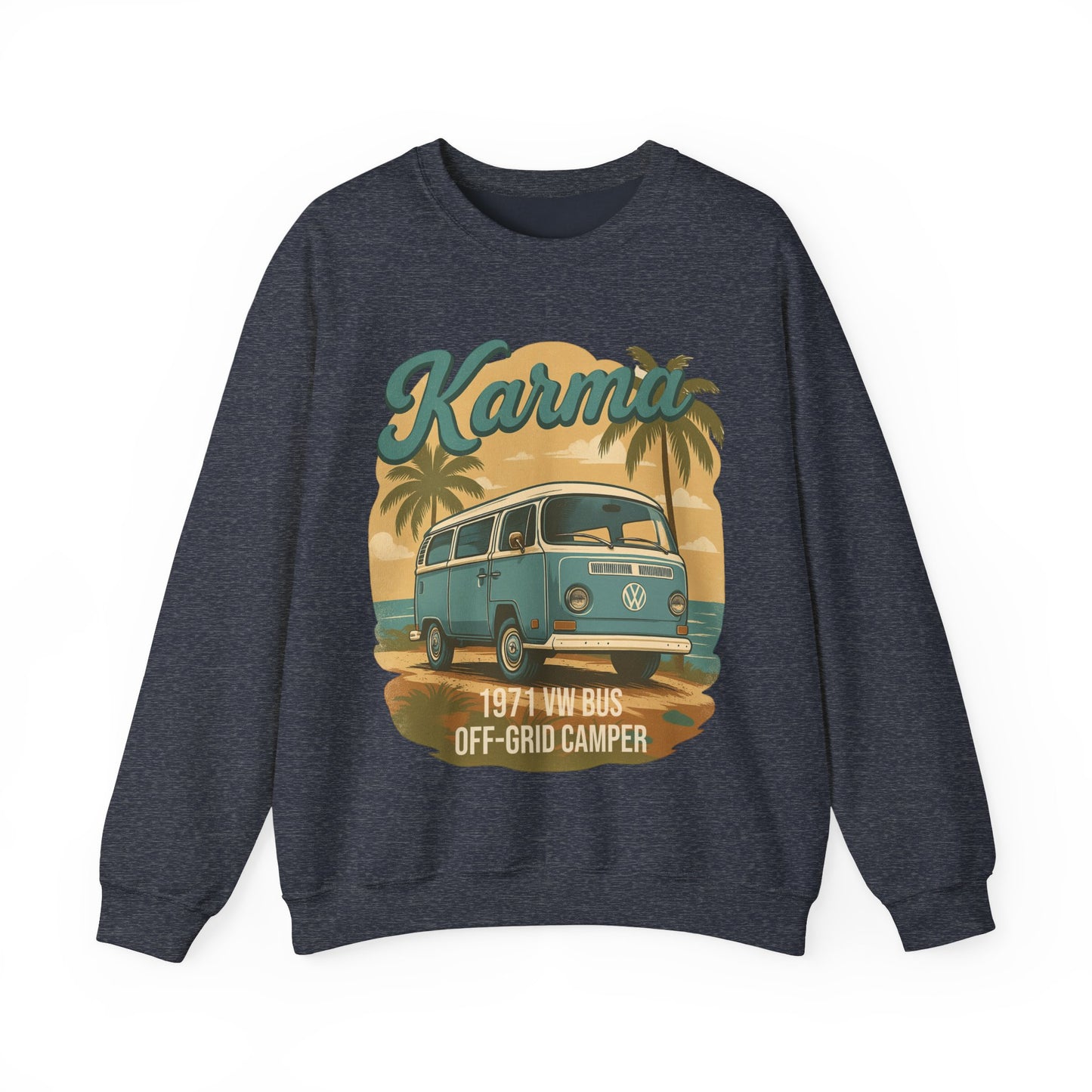 Karma 1971 VW Bus + Camping Package Sweatshirt