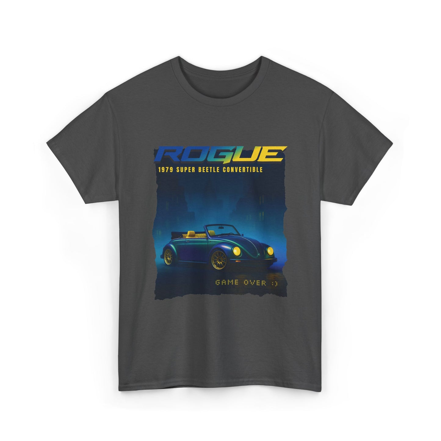 Rogue 1979 Super Beetle Convertible Unisex Heavy Cotton Tee