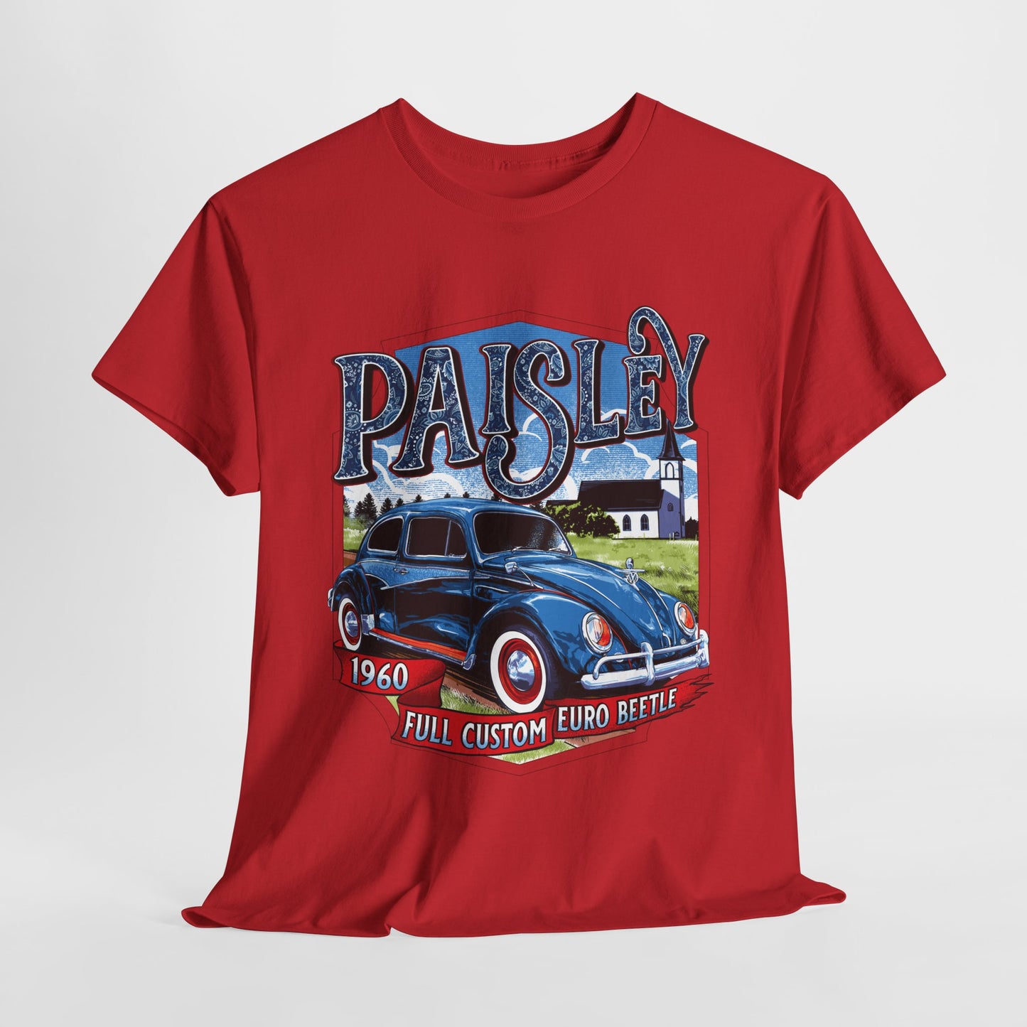 Paisley 1960 Euro Beetle T-Shirt