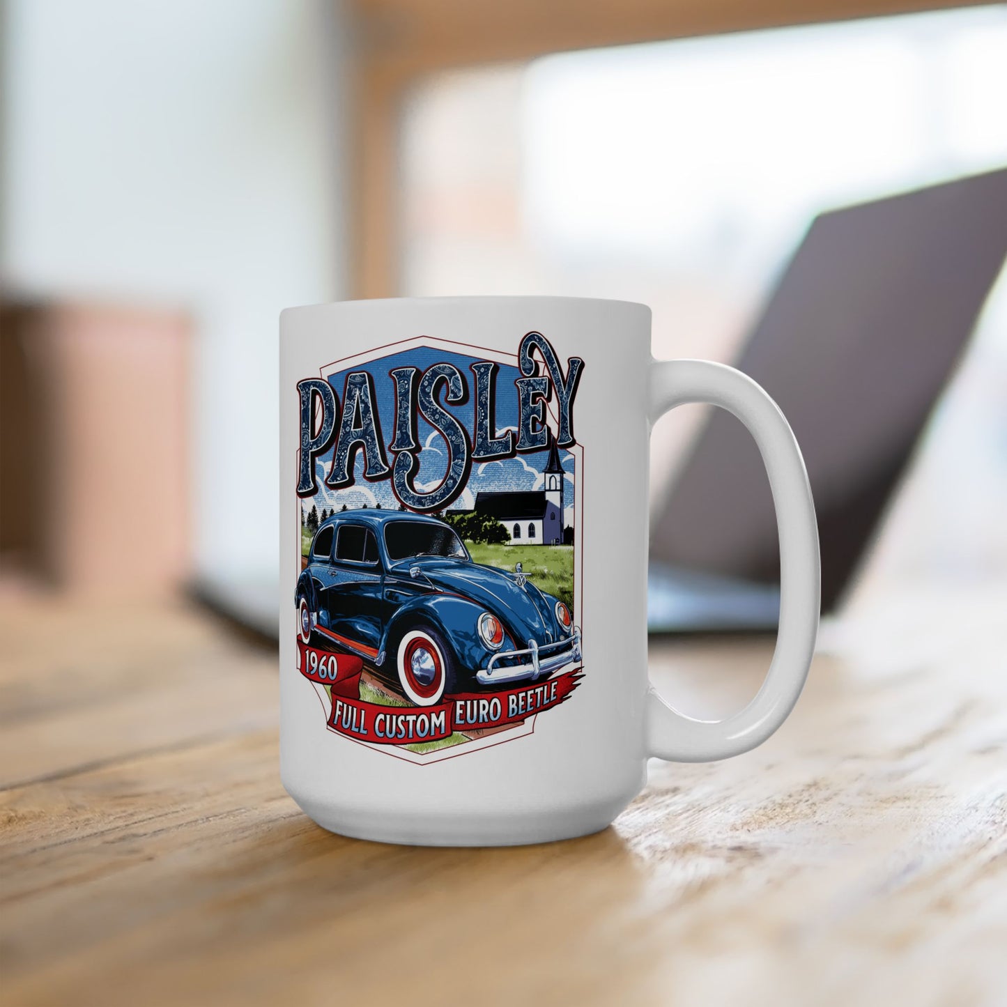 Paisley Ceramic Mug – Available in 11oz & 15oz