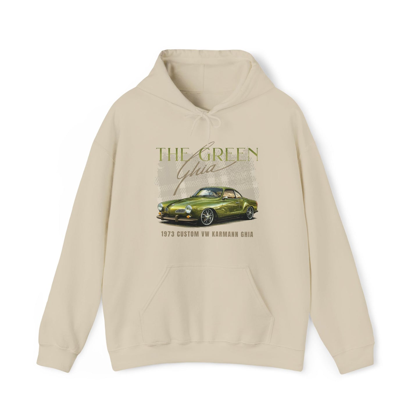 The Green Ghia 1973 Custom Karmann Ghia Hoodie