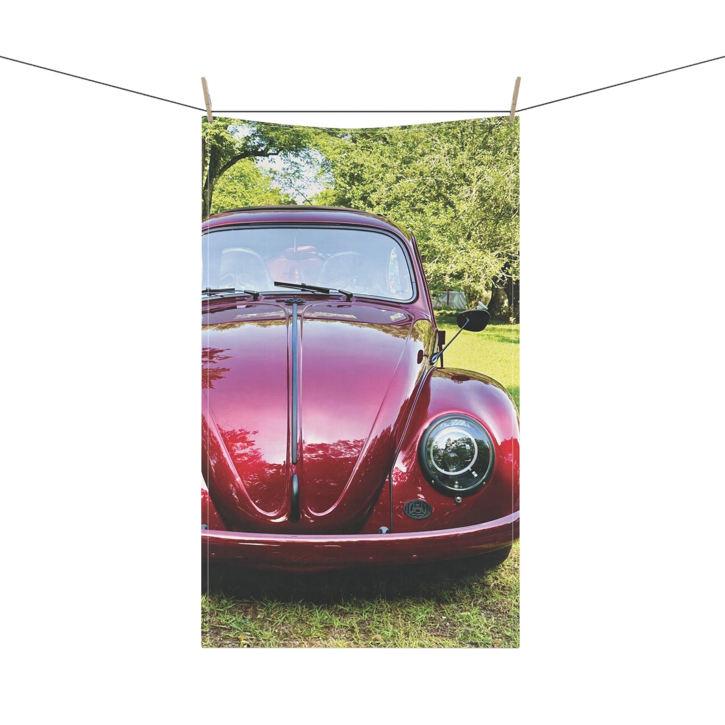 Atticus 1963 Original Ragtop Beetle Cotton Twill Tea Towel