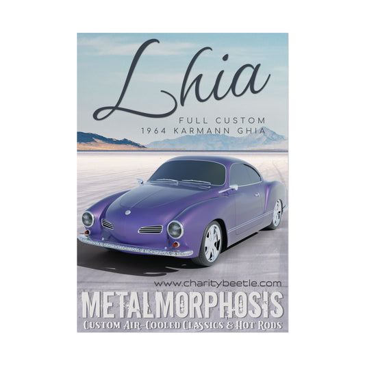 Lhia Full Custom Karmann Ghia Poster – 16.5” x 23.4”