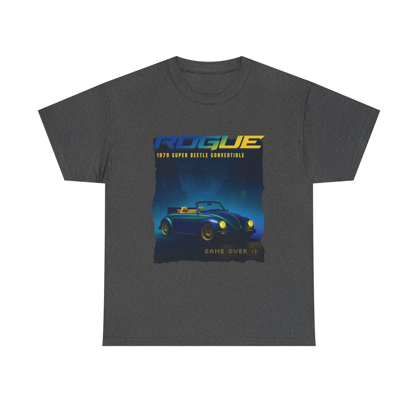 Rogue 1979 Super Beetle Convertible Unisex Heavy Cotton Tee