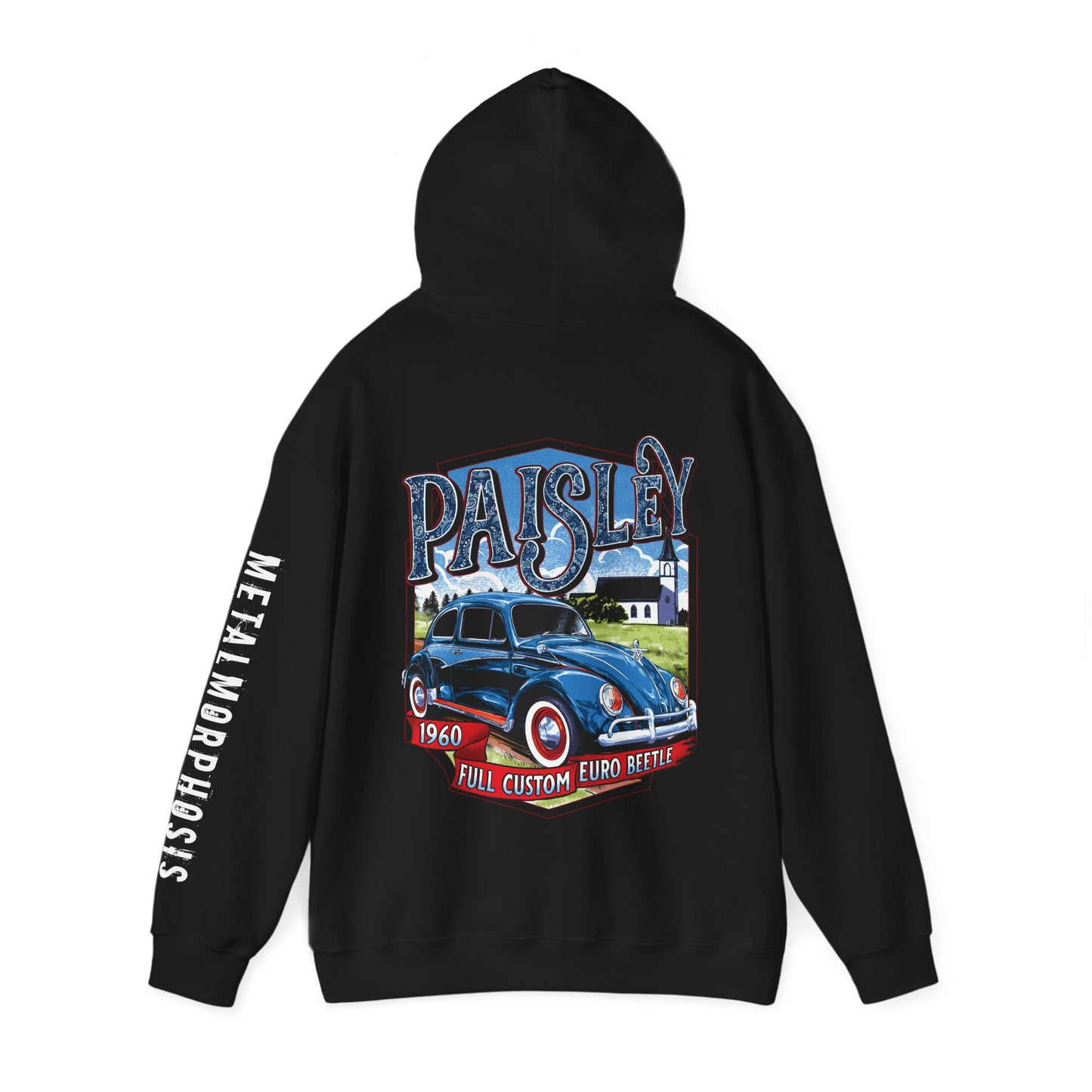 Paisley 1960 Euro Beetle Hoodie