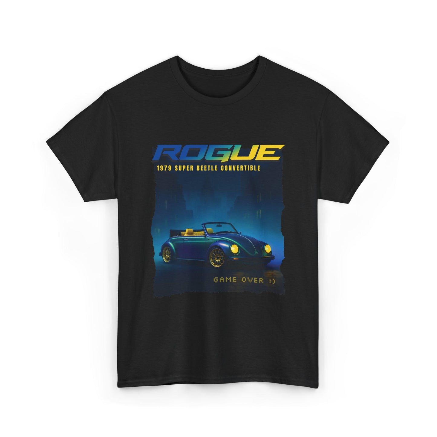 Rogue 1979 Super Beetle Convertible Unisex Heavy Cotton Tee
