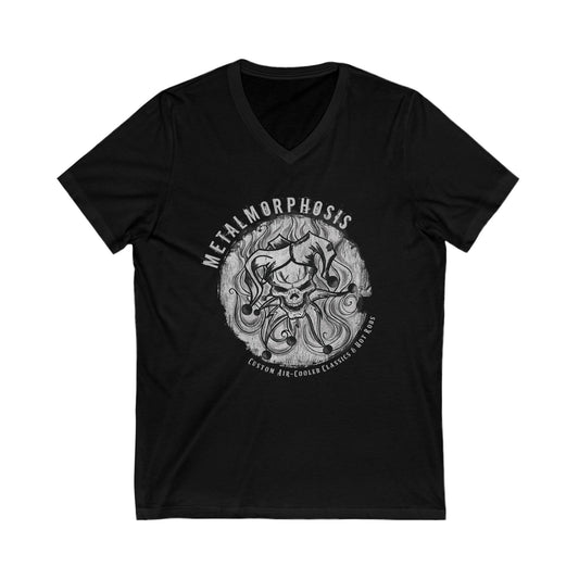 MetalMorphosis Customs Unisex Jersey Short Sleeve V-Neck Tee