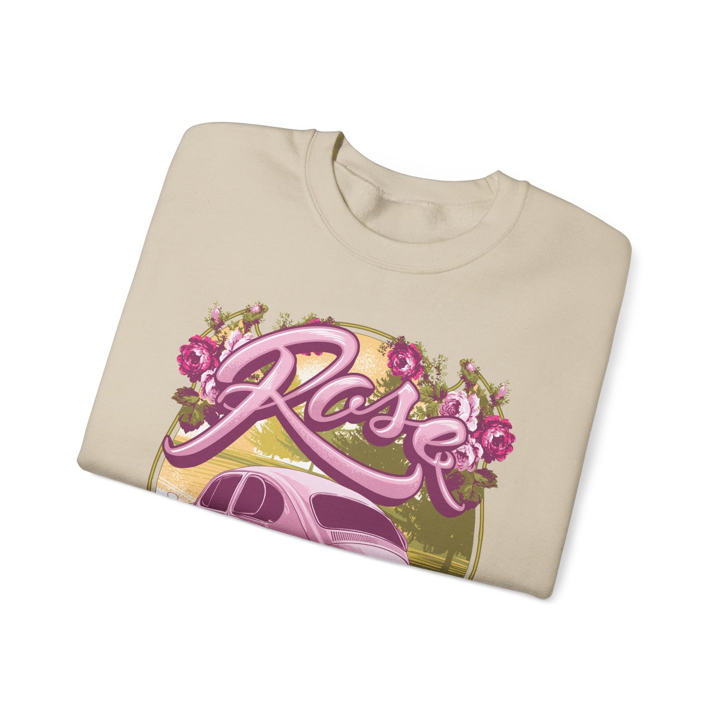 Rose 1967 Full Custom VW Beetle Sweatshirt