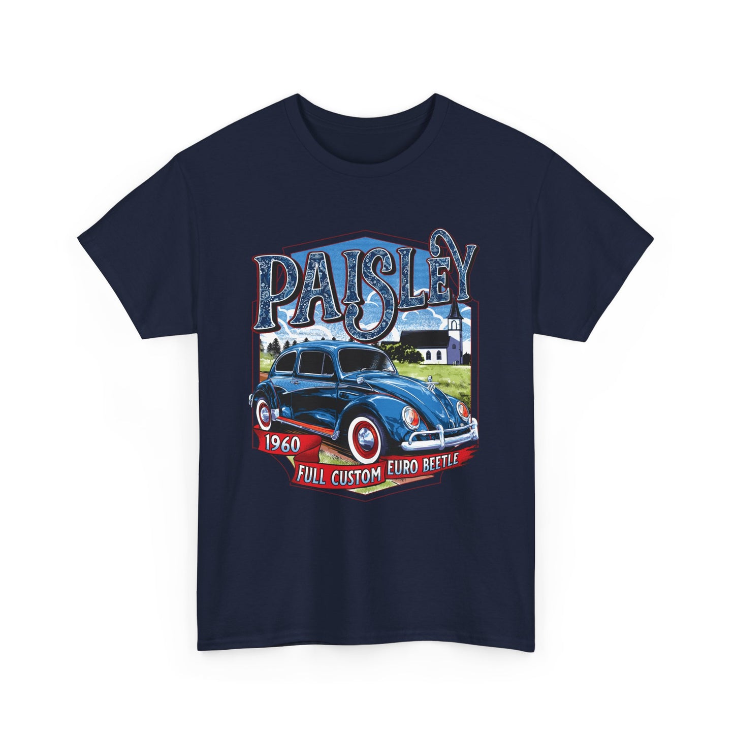 Paisley 1960 Euro Beetle T-Shirt