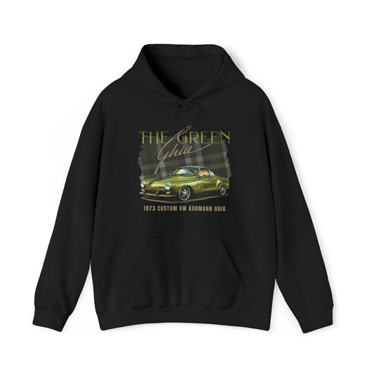 The Green Ghia 1973 Custom Karmann Ghia Hoodie