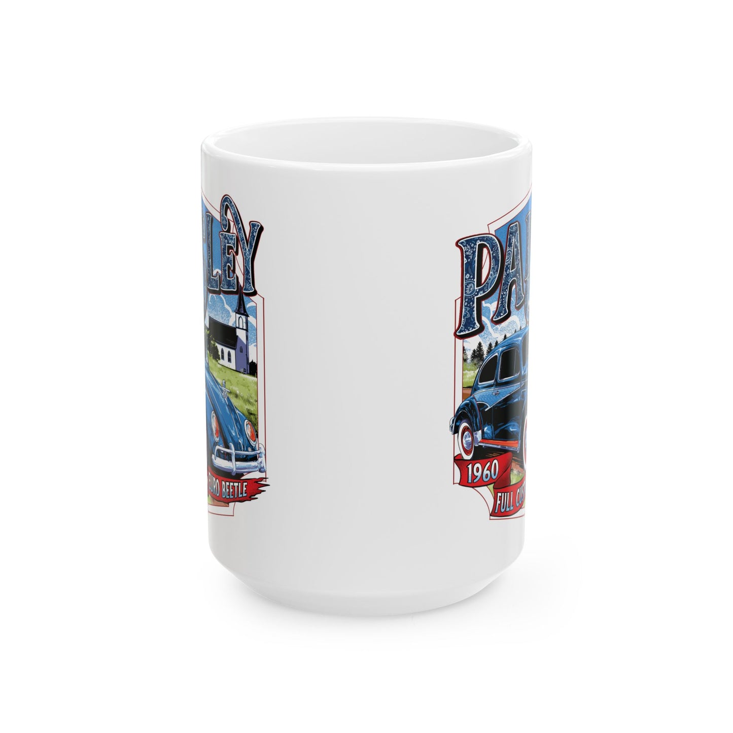 Paisley Ceramic Mug – Available in 11oz & 15oz