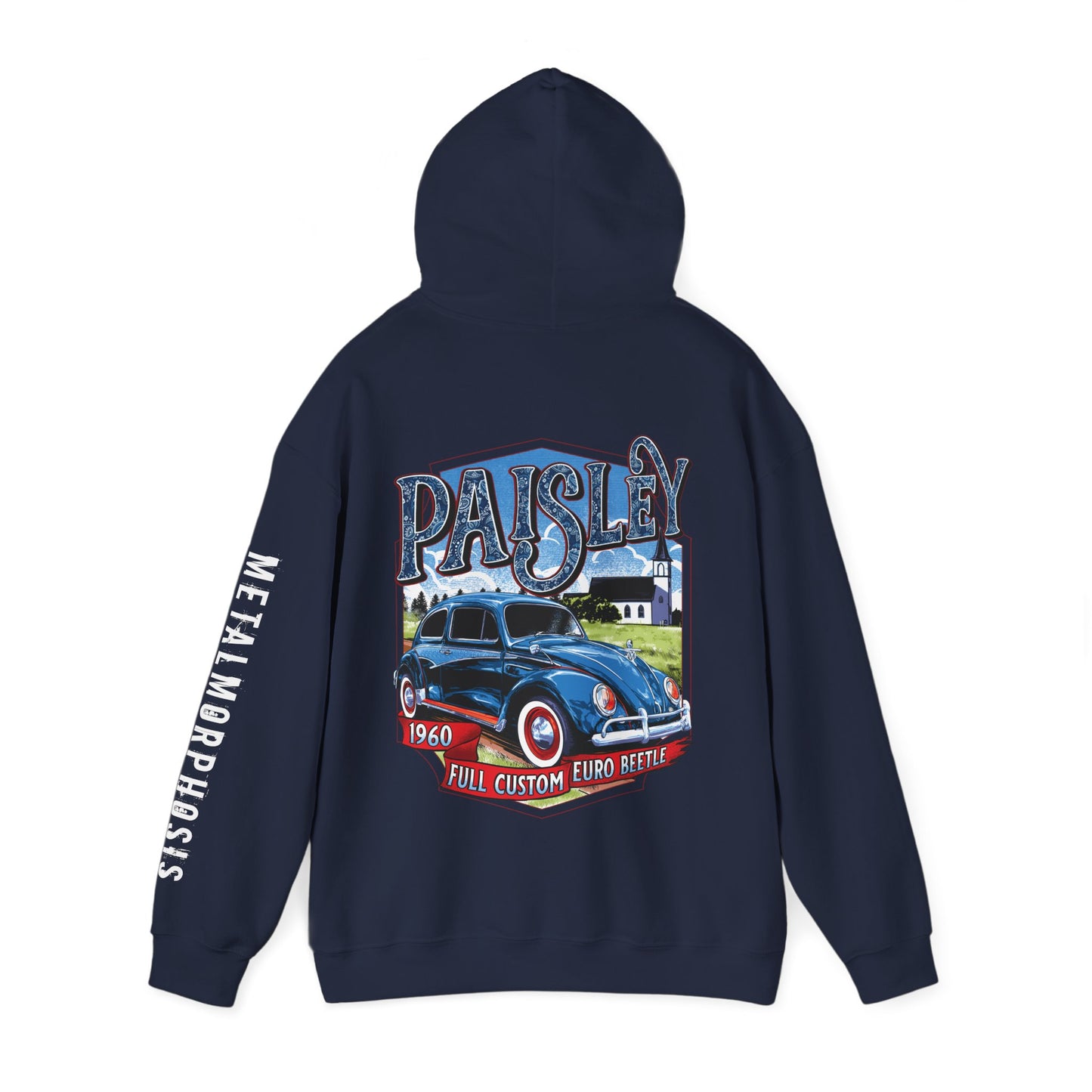 Paisley 1960 Euro Beetle Hoodie