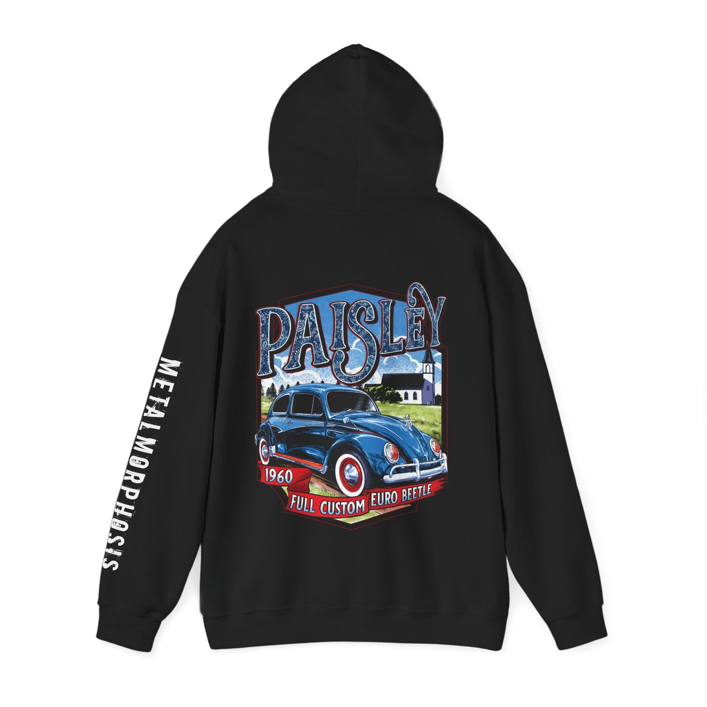 Paisley 1960 Euro Beetle Hoodie
