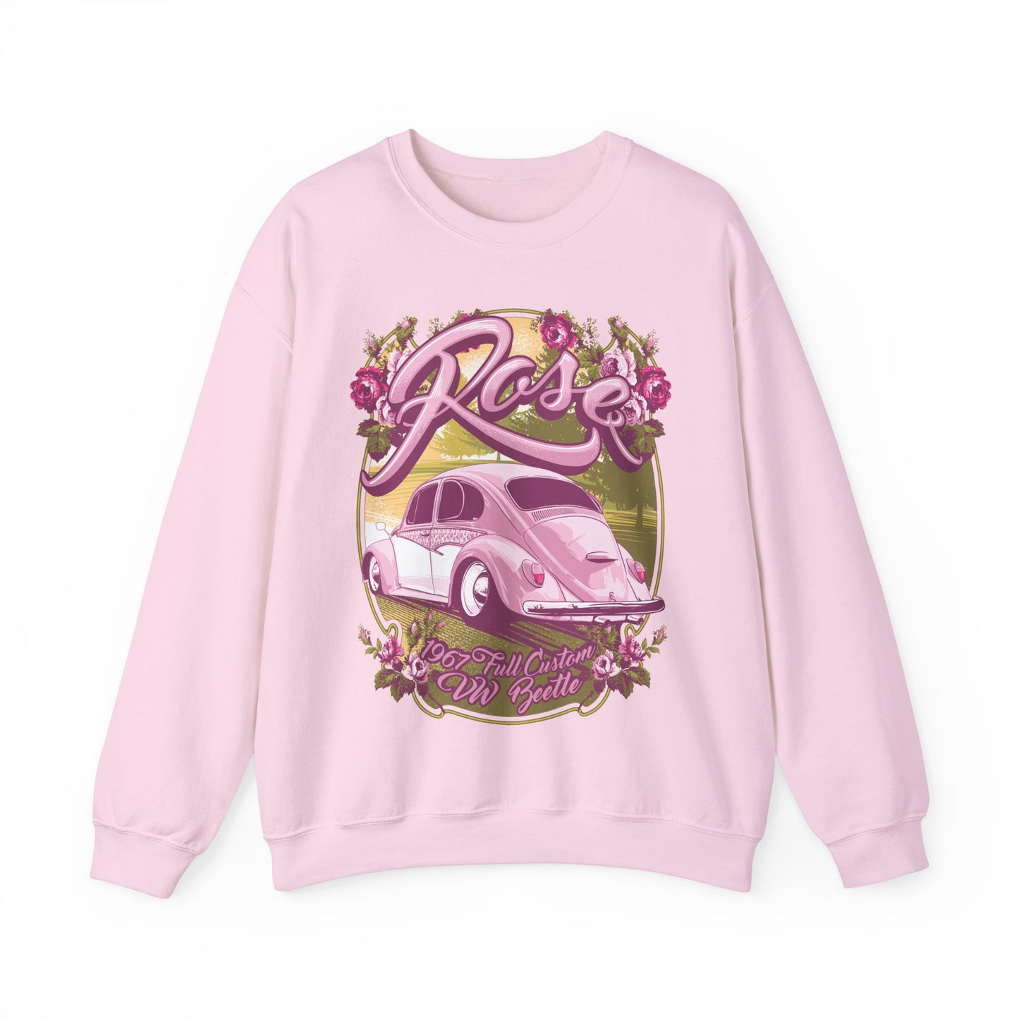 Rose 1967 Full Custom VW Beetle Sweatshirt